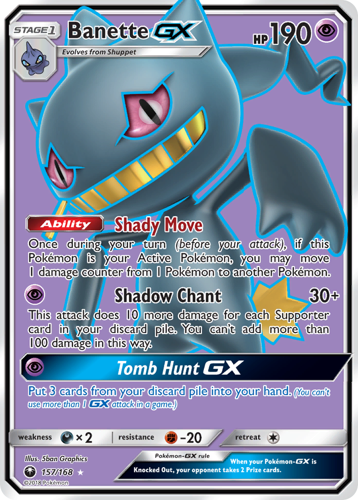 Celestial Storm Banette GX #157/168
